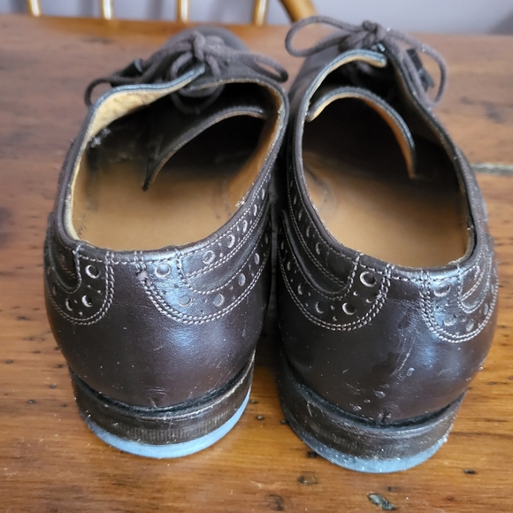 💥 Gucci brown brogue shoes 37.5 - Picture 12 of 14